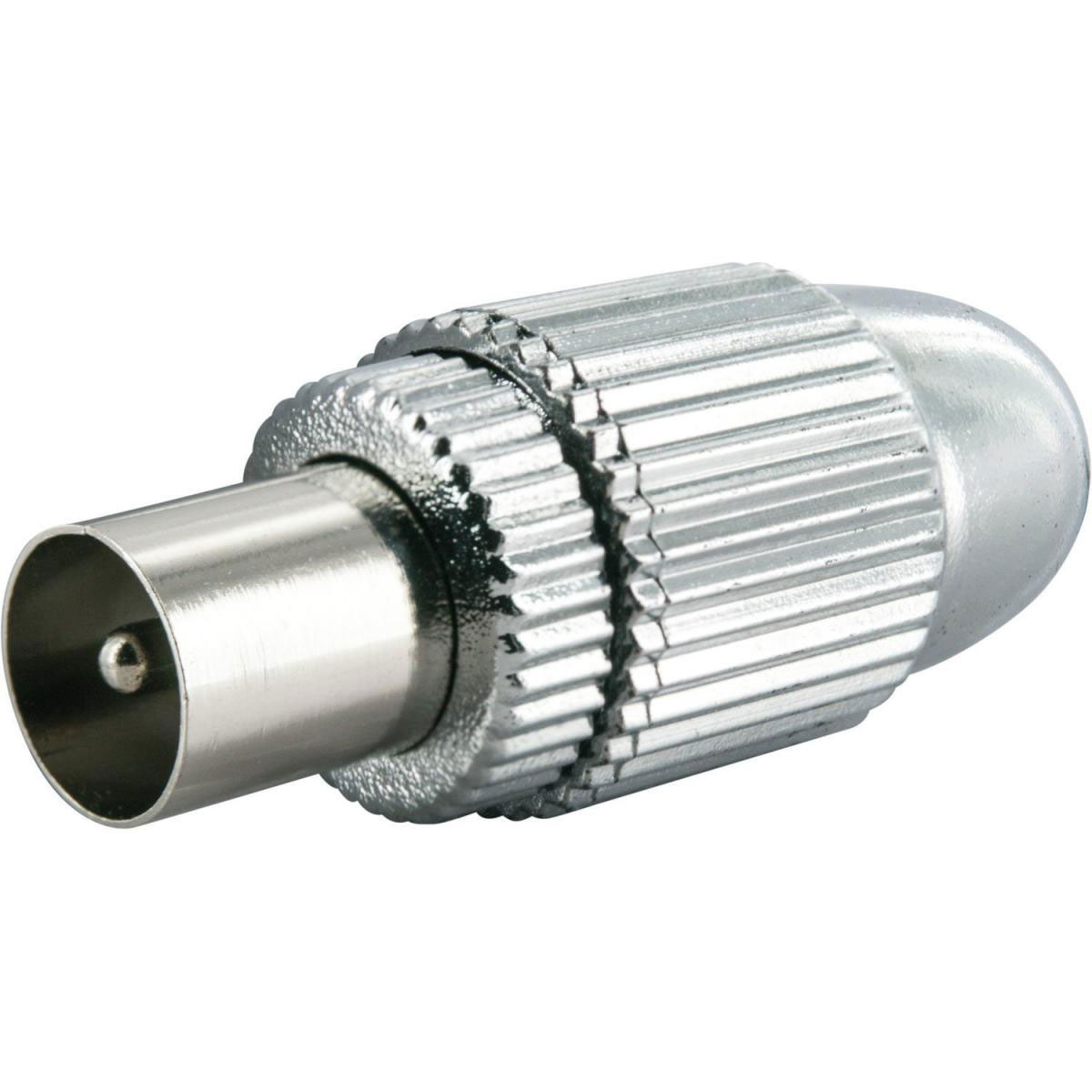 Schwaiger High-Quality IEC-Koax-Stecker silber Bild 1
