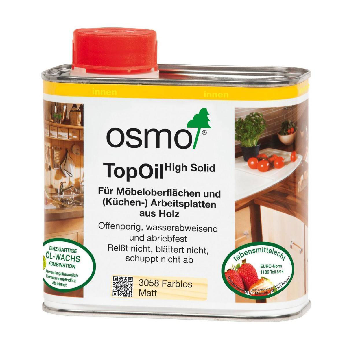 Osmo TopOil Farblos Matt 500ml Bild 1