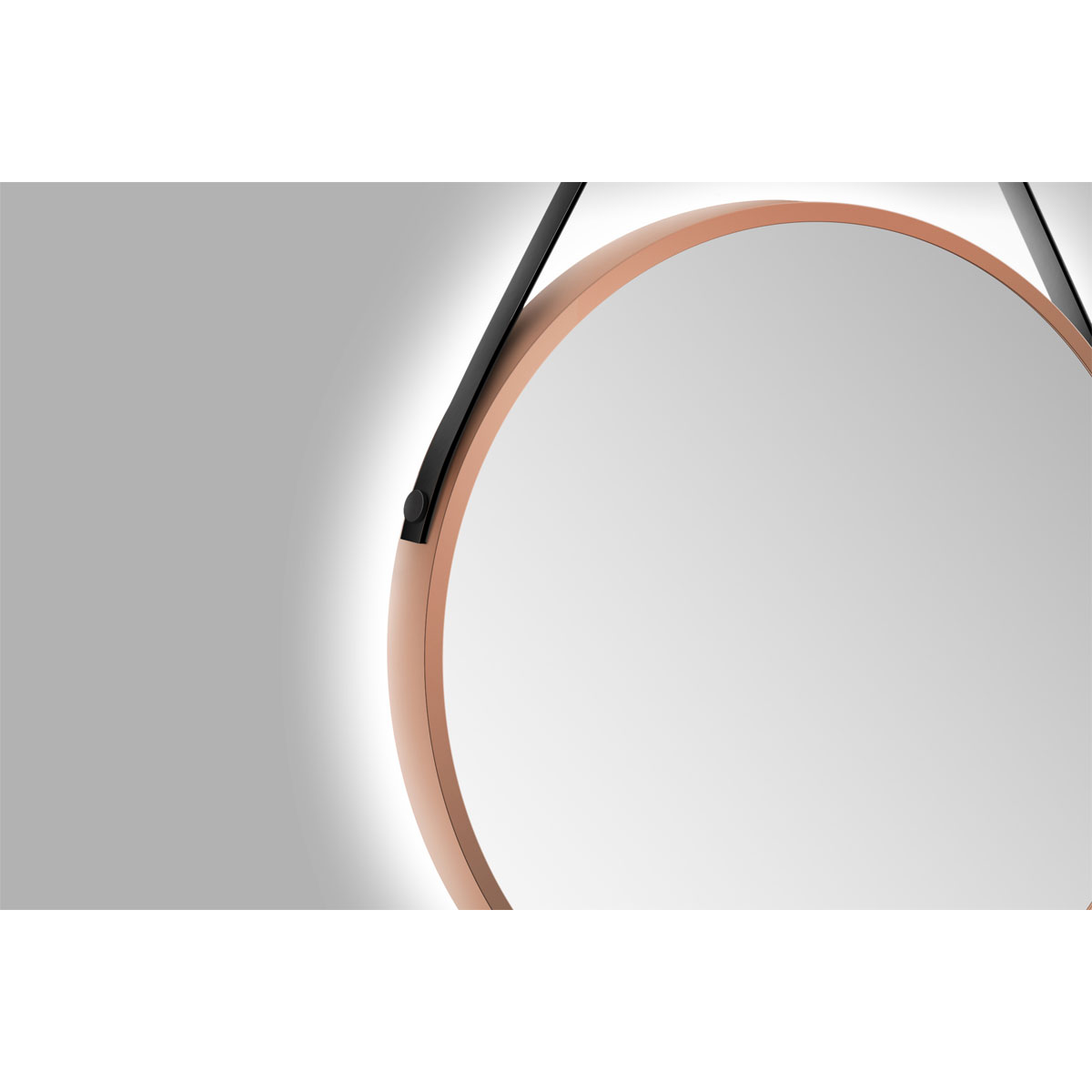 DSK  Design LED Lichtspiegel Silver Barbier Copper Dm 50 cm Bild 7