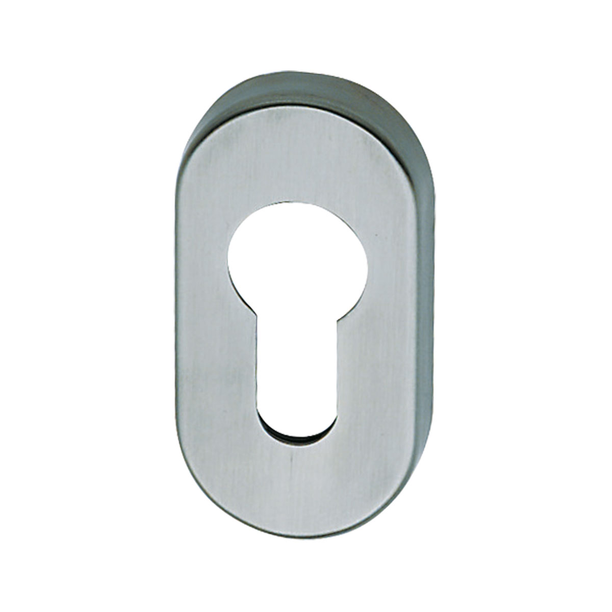 Alpertec Rosette Oval satiniert