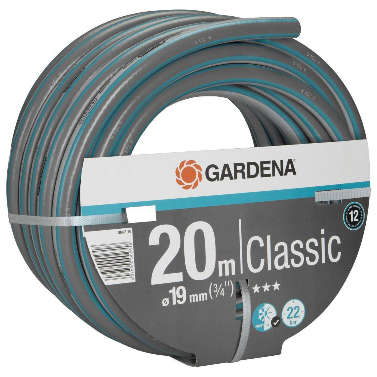 Gardena Classic Schlauch 19 mm 3/4 20m 294777