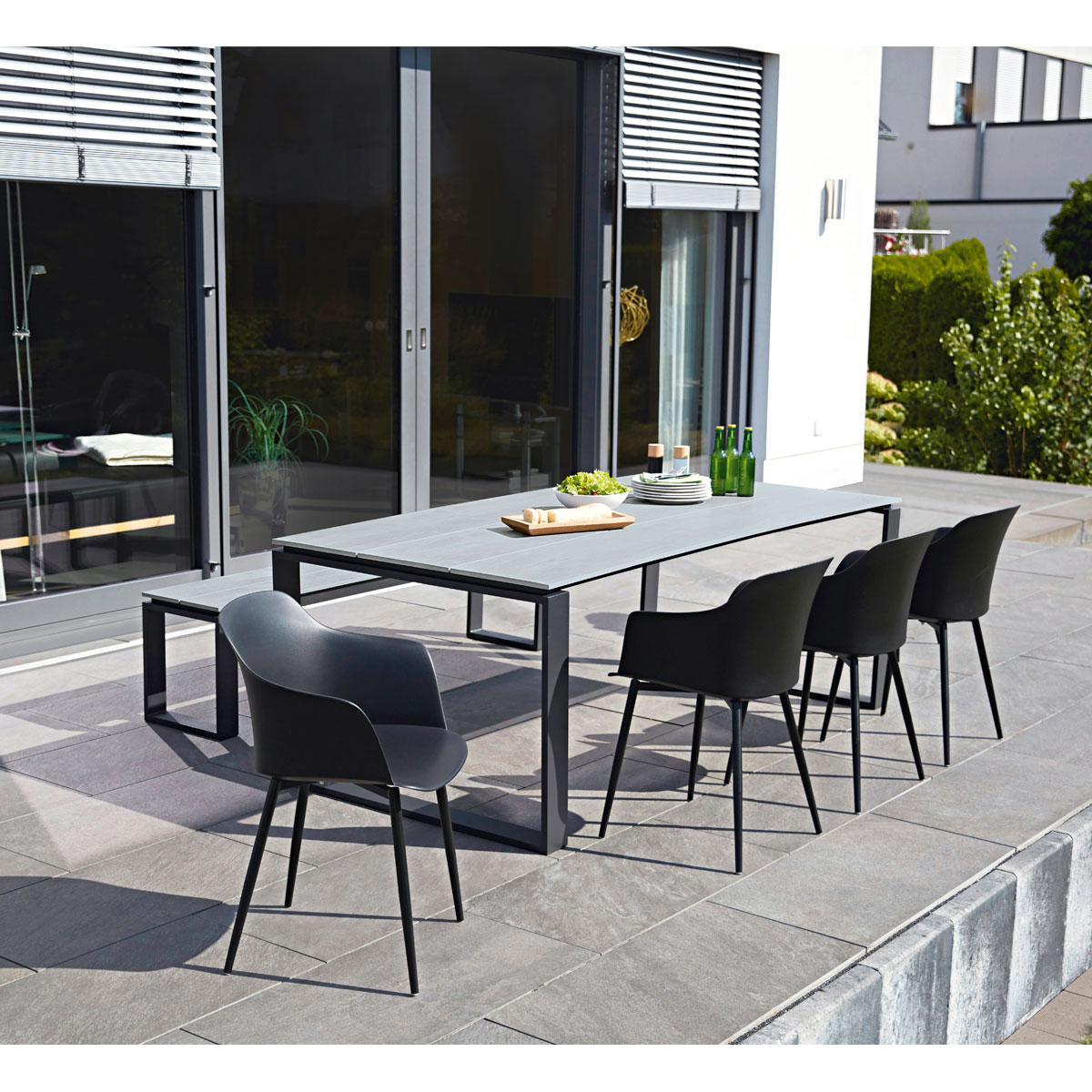 Haveson Kunststoff-Sessel Madeira schwarz Bild 8