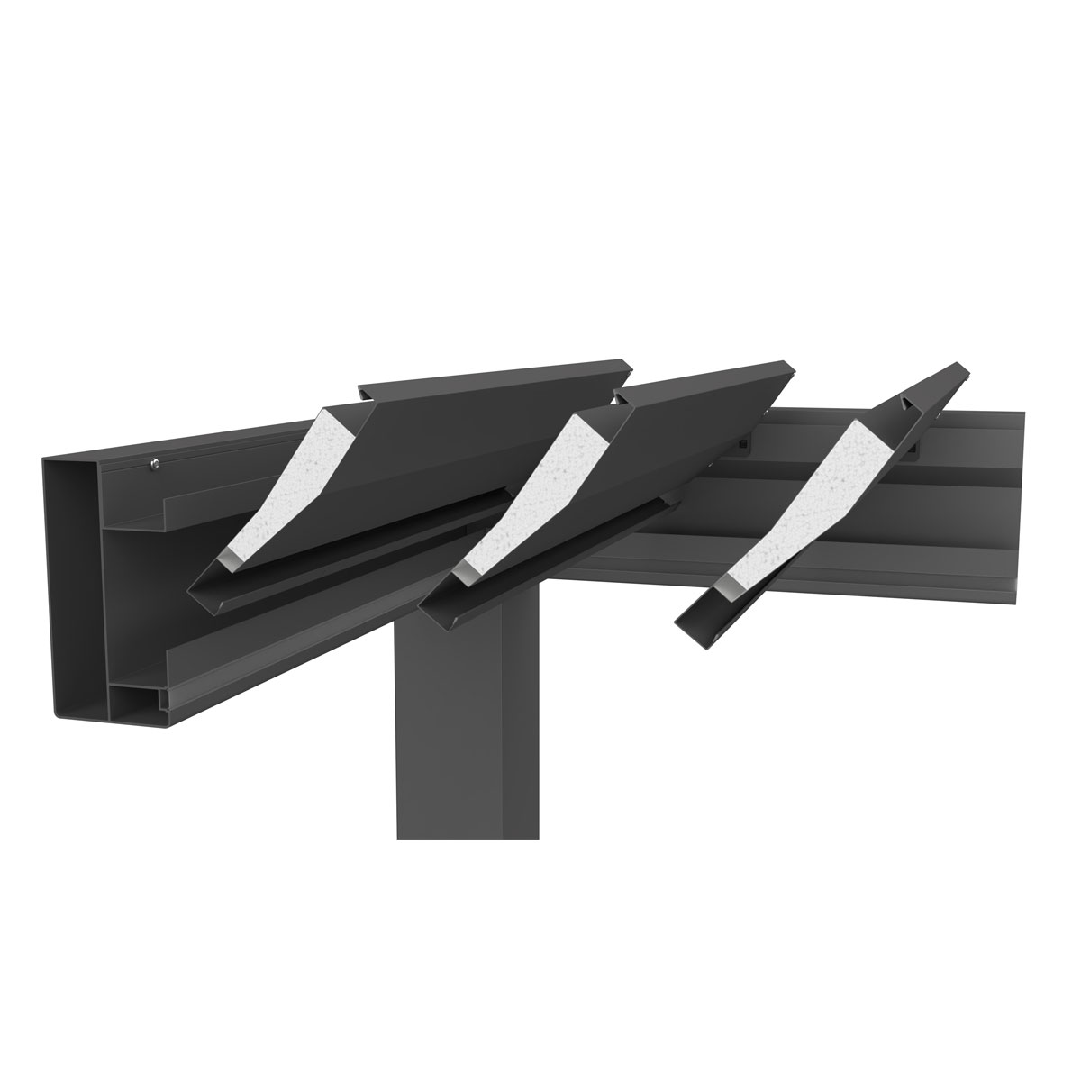 Biohort Pergola Gr. 4 x 3 quarzgrau/silber-metallic Bild 6