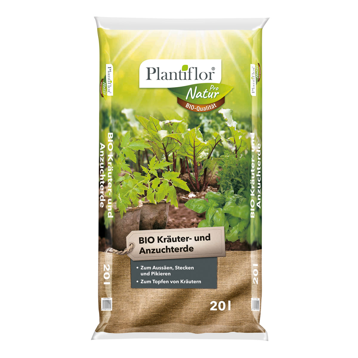 Compo  Plantiflor BIO Kräuter-/Anzuchterde 20 L