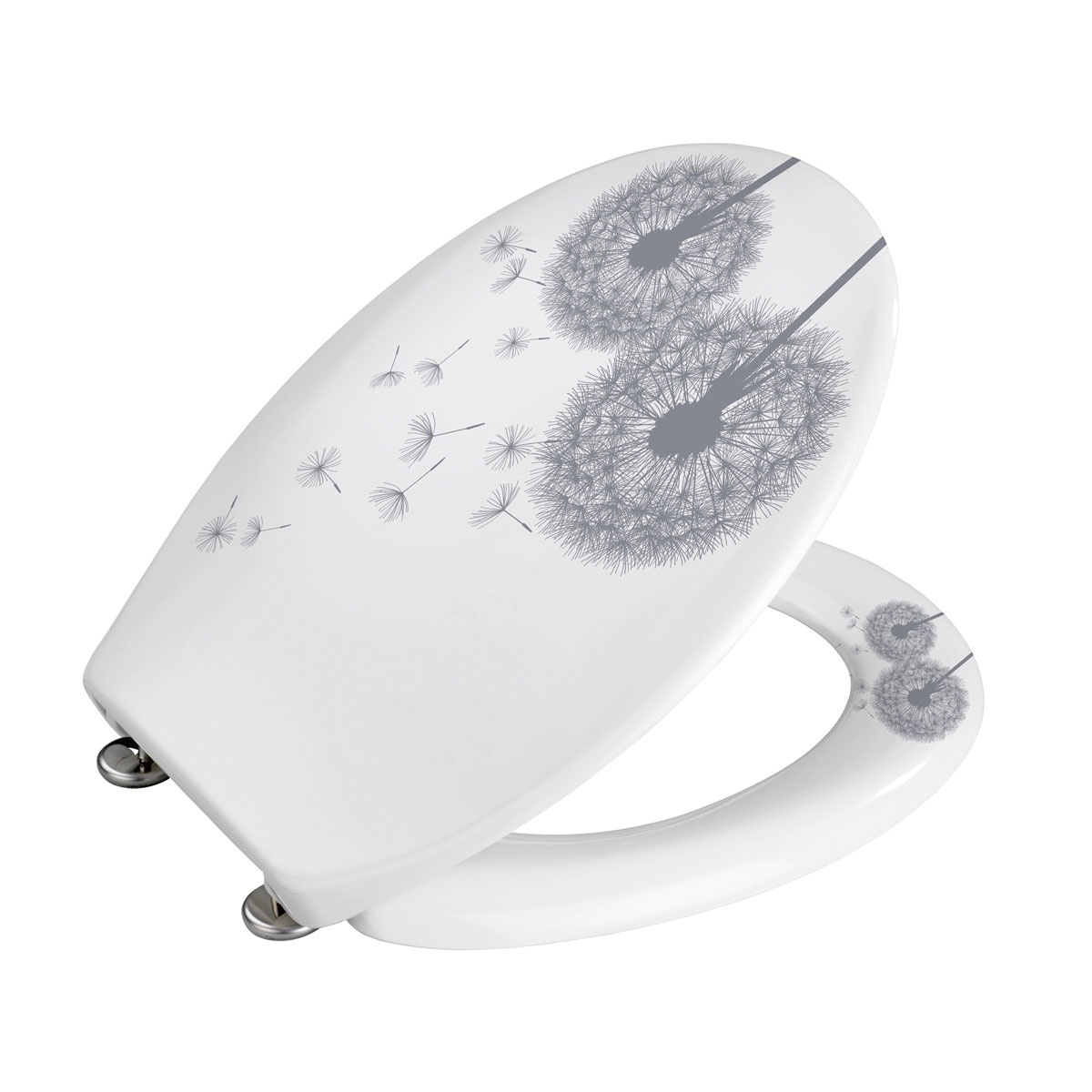 Wenko Premium WC-Sitz Astera aus antibakteriellem Duroplast mit Absenkautomatik