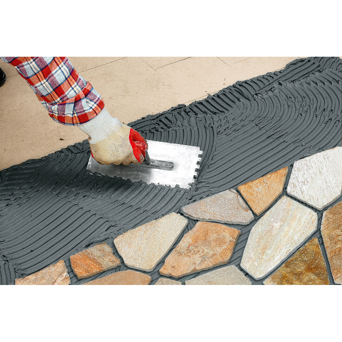 quick-mix Naturstein-Verlegemörtel 25 kg Bild 2