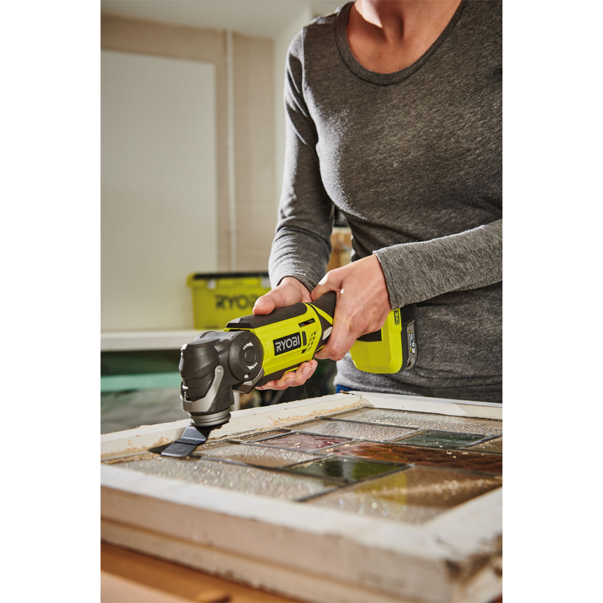 Ryobi  Akku-Multifunktionswerkzeug R18MT-0 ohne Akku und Ladegerät Bild 8