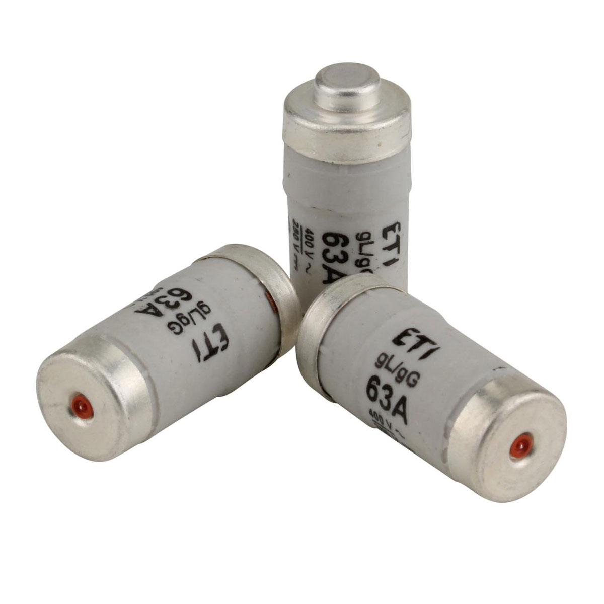 Sicherung D02 250/400V 63A E18 10 Stück