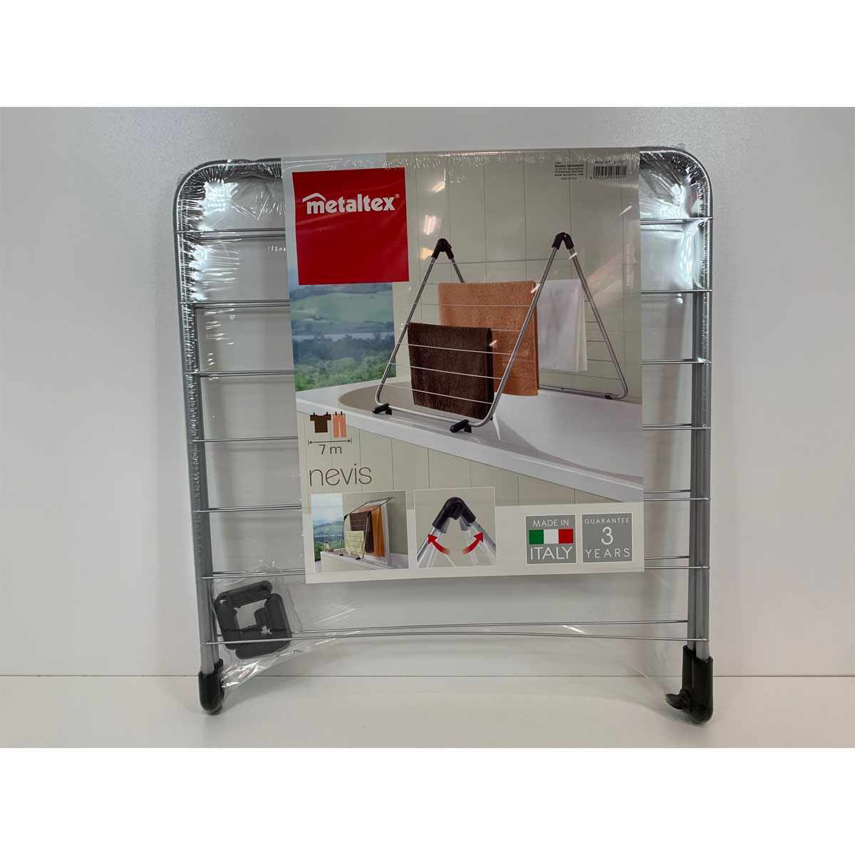 Metaltex Badewannentrockner Nevis 7 m Trockenlänge Bild 1