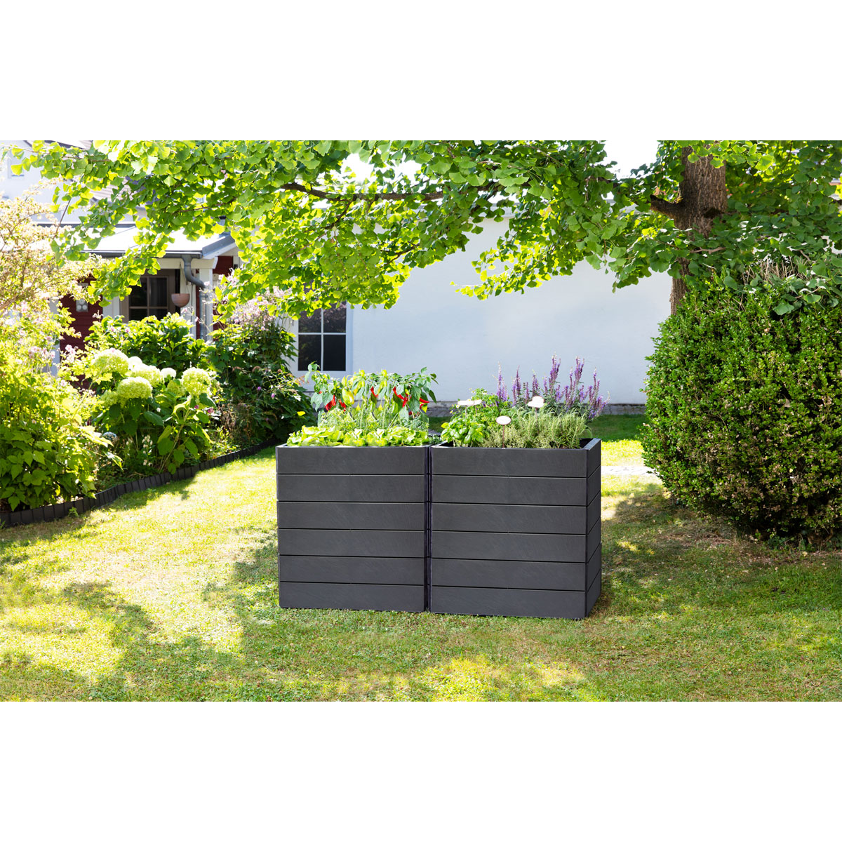 Garantia Hochbeet ERGO VARIO 2 Stone inkl FLORA Bild 8