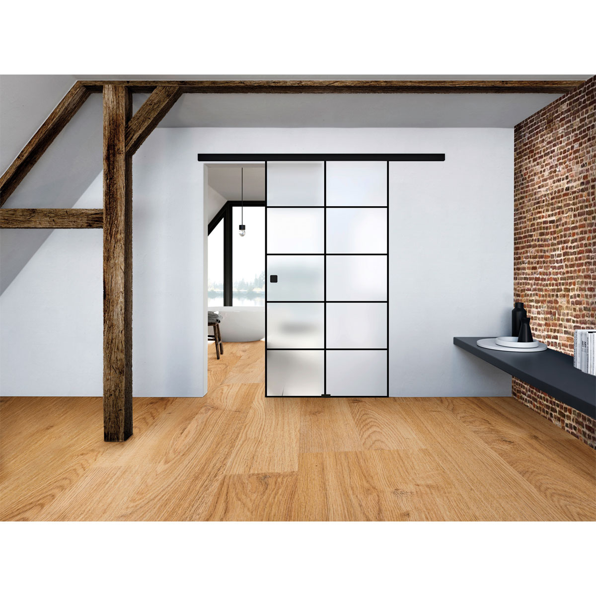 Novadoors Glasschiebetür-Set Nova GST 684 935 x 2058 cm Bild 2