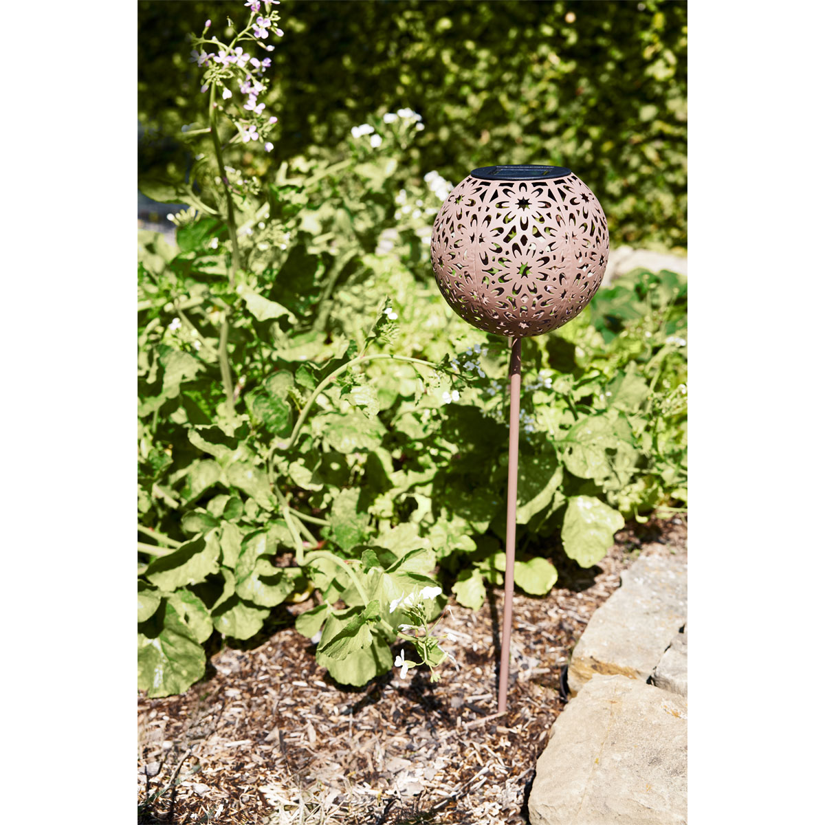 Flector Garten LED Solarspiess terracotta Bild 3