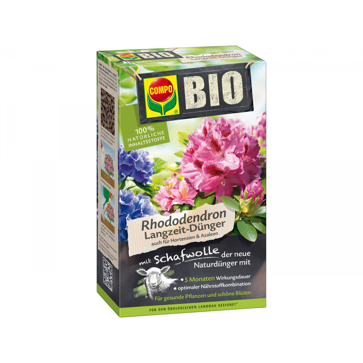 Compo BIO Rhododendron- und Hortensien Langzeit-Dünger mit Schafwolle 2 L Bild 2