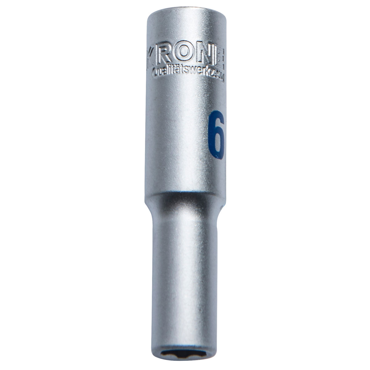 Krone Steckschlüssel lang 1/4 Zoll 6 mm