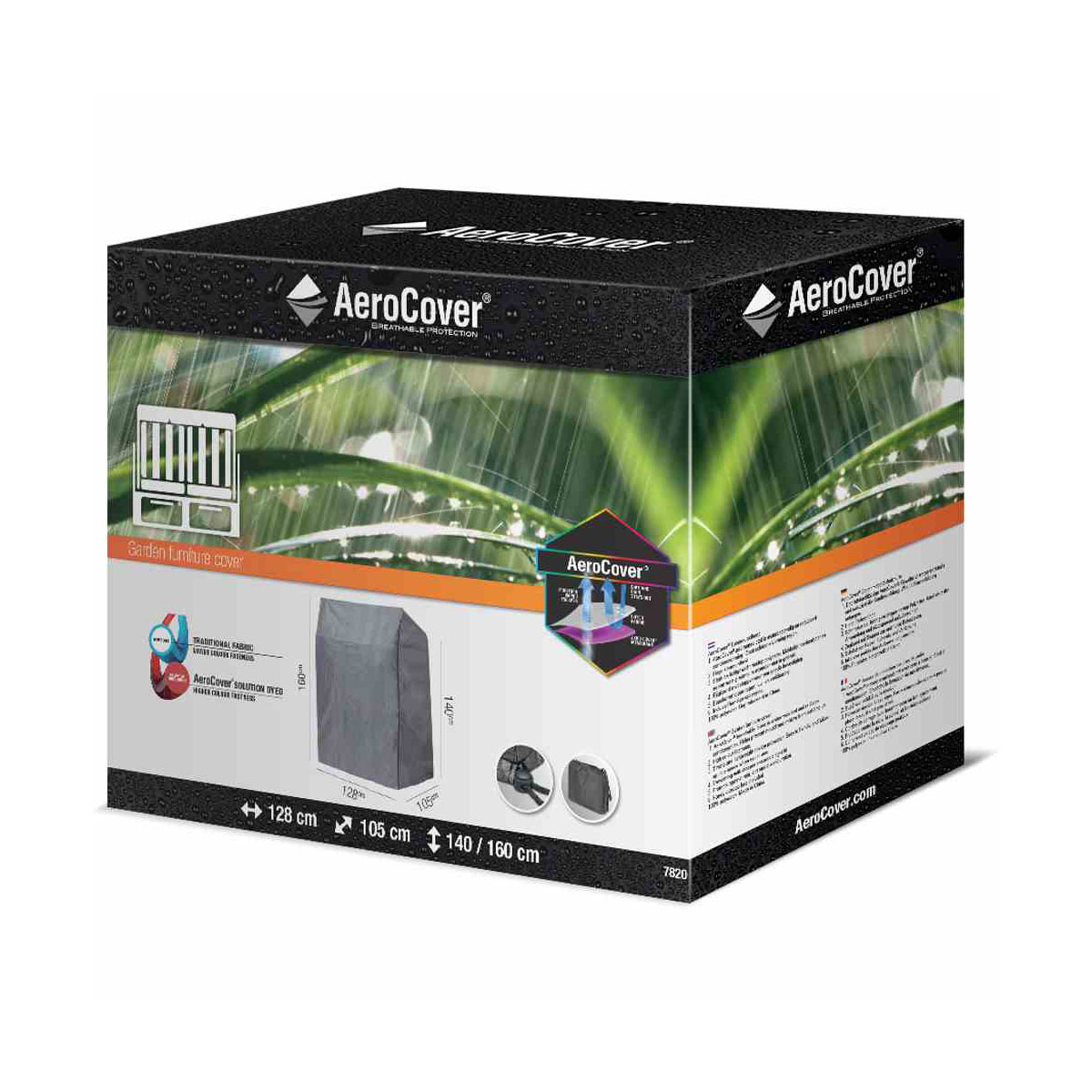 Strandkorbhülle AeroCover 128 x 105 x 160/140 cm atmungsaktiv Bild 1