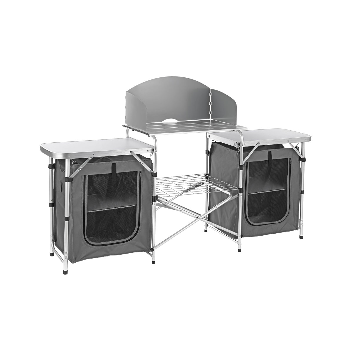 Haveson Camping-Multifunktionstisch Aluminium klappbar Bild 1