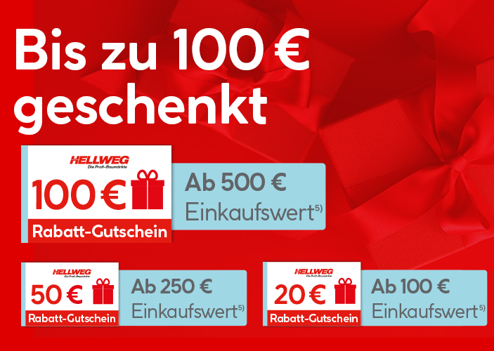 Staffelaktion: Bis zu hundert Euro geschenkt Staffelaktion: Bis zu hundert Euro geschenkt