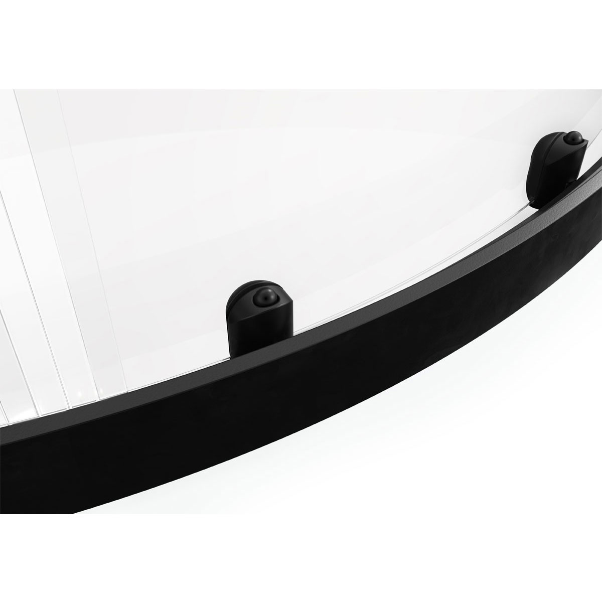 Aurlane Glasdusche Factory rund schwarz 90 x 90 x 200 cm Bild 4