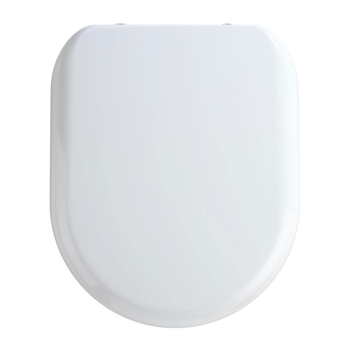 Wenko Premium WC-Sitz Santana antibakteriell weiß mit Absenkautomatik Bild 1