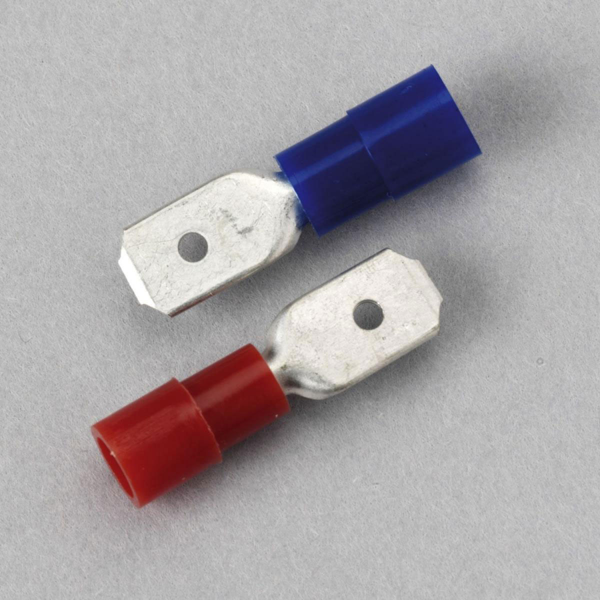 Flachstecker rot 0,5-1,5 mm 25 Stück