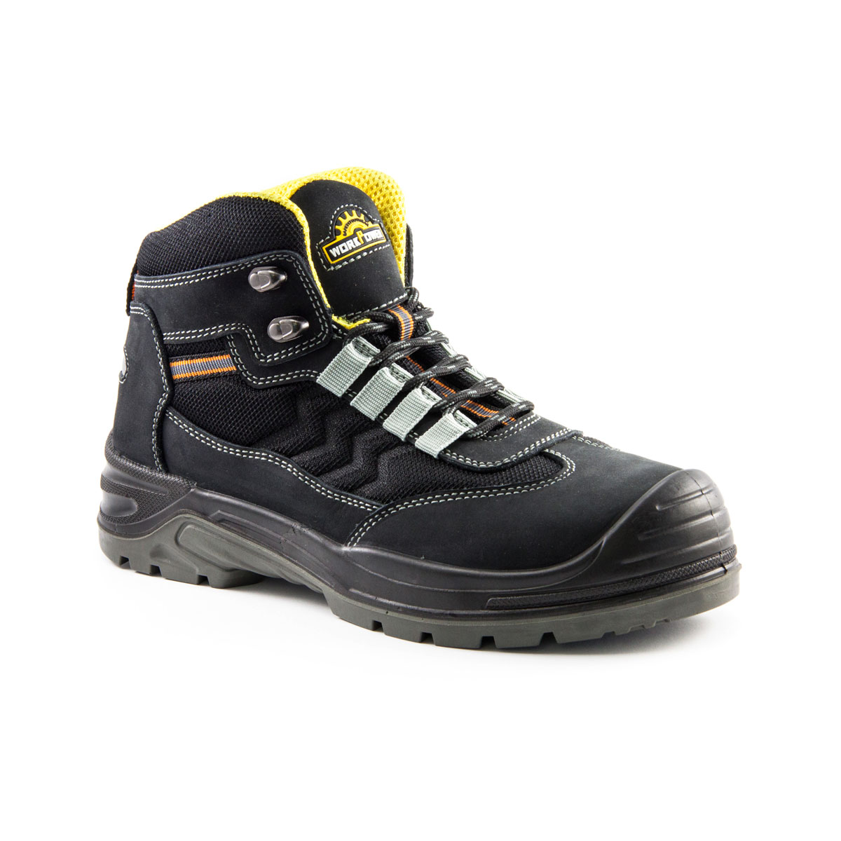 Sicherheitsstiefel S1P schwarz-gelb Größe  Bild 1