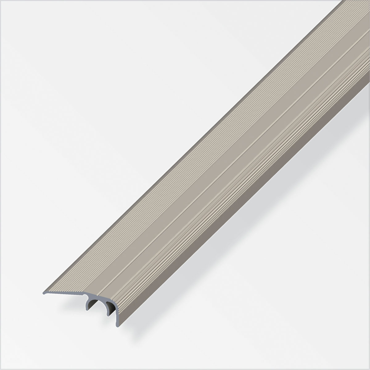 Alfer Abschluss-Profil Clipstech 32 x 12,5 mm 1m titan
