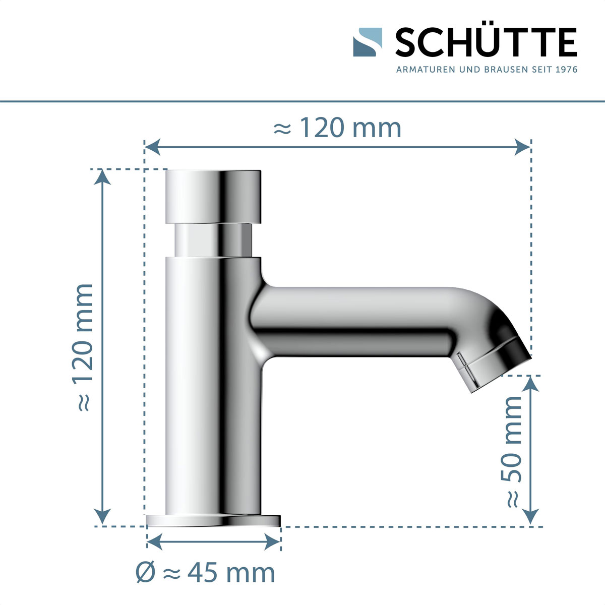 Schütte  Kaltwasser-Standventil „Lima“ chrom Bild 2