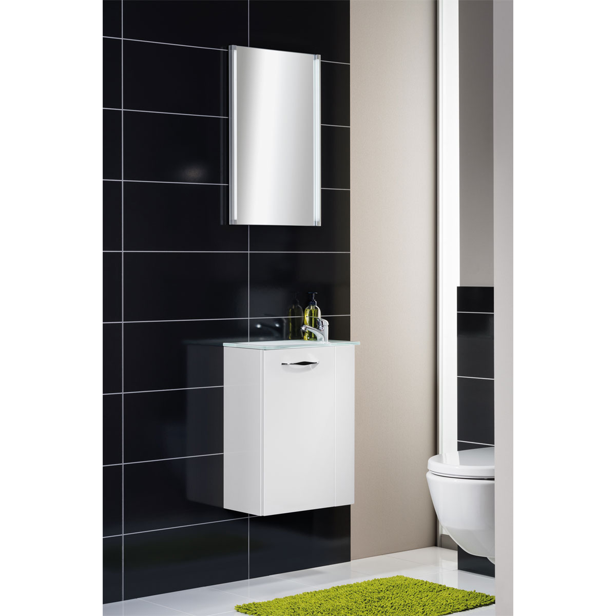 Fackelmann Mini-Waschtischunterschrank Sceno 44 x 60 x 24,5 cm weiß Bild 5