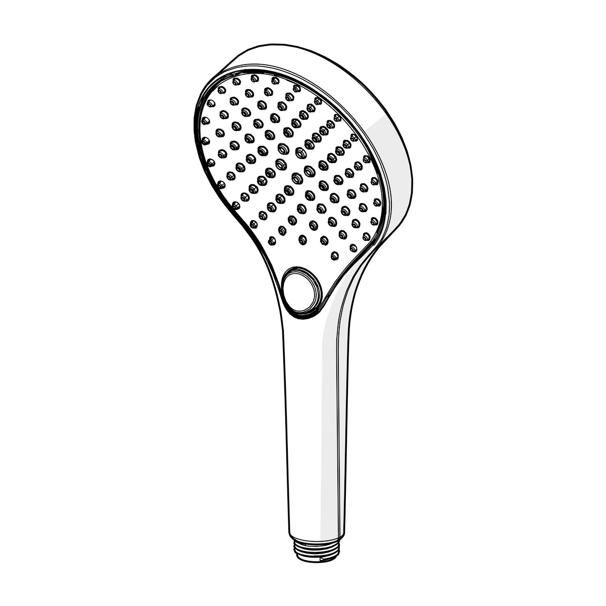 Hansa VIVA Handbrause viva chrom 3S ⌀110mm Durchfluss 12l/min  Bild 4