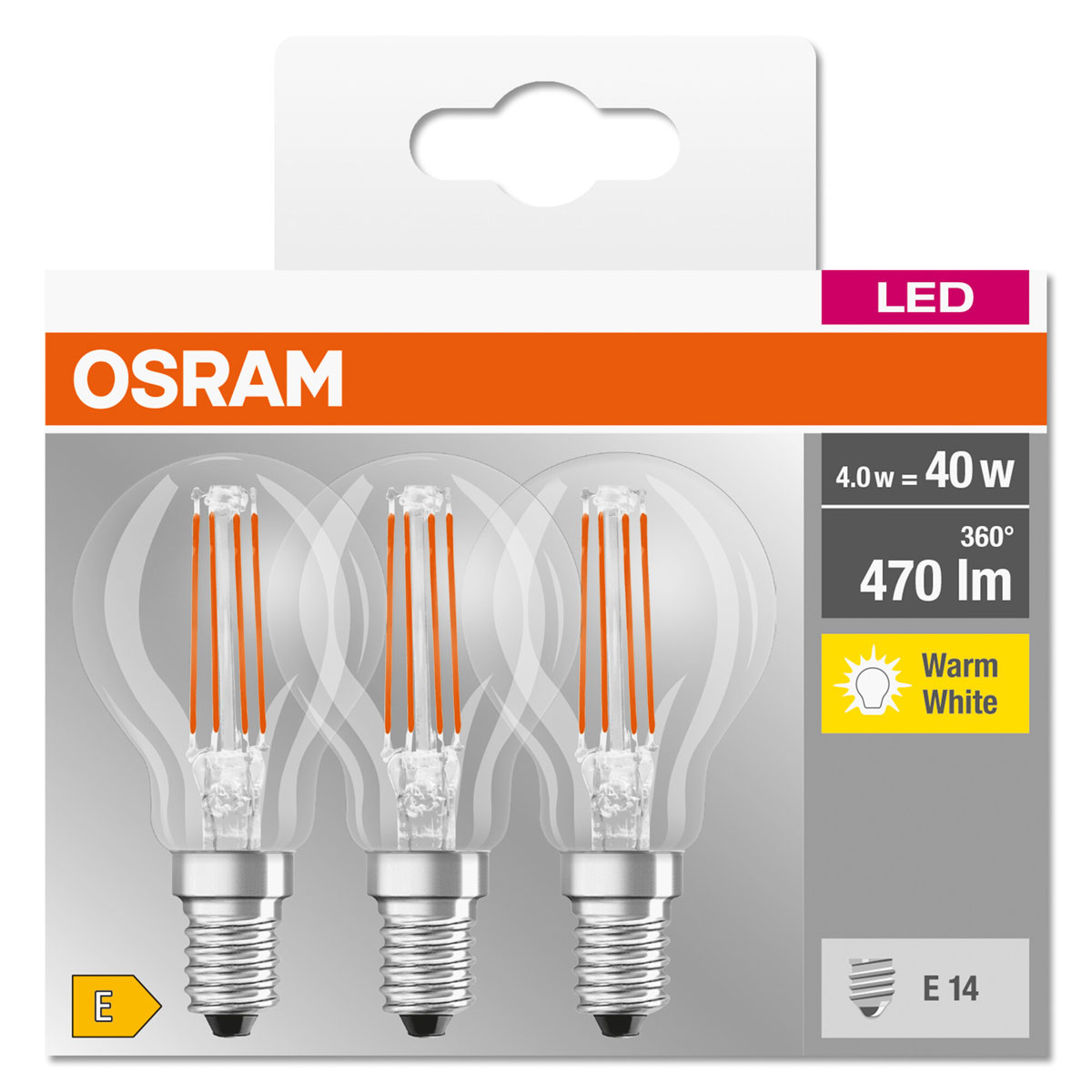Osram LED Base Classic P 3 Stück Bild 5