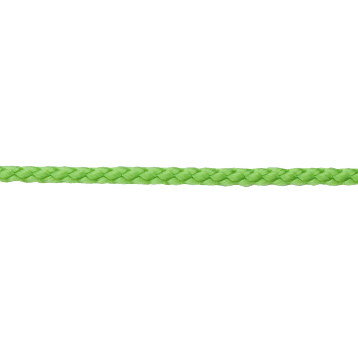 Seil, 4mm, geflochten, grün