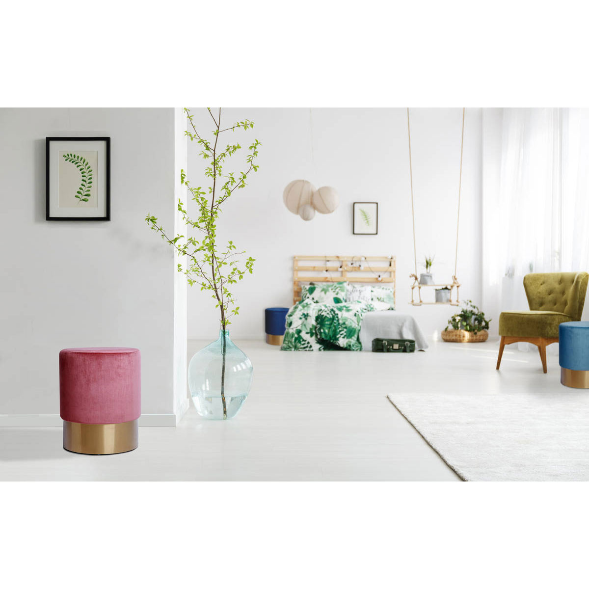 Hocker „Nano 110“, altrosa Bild 2