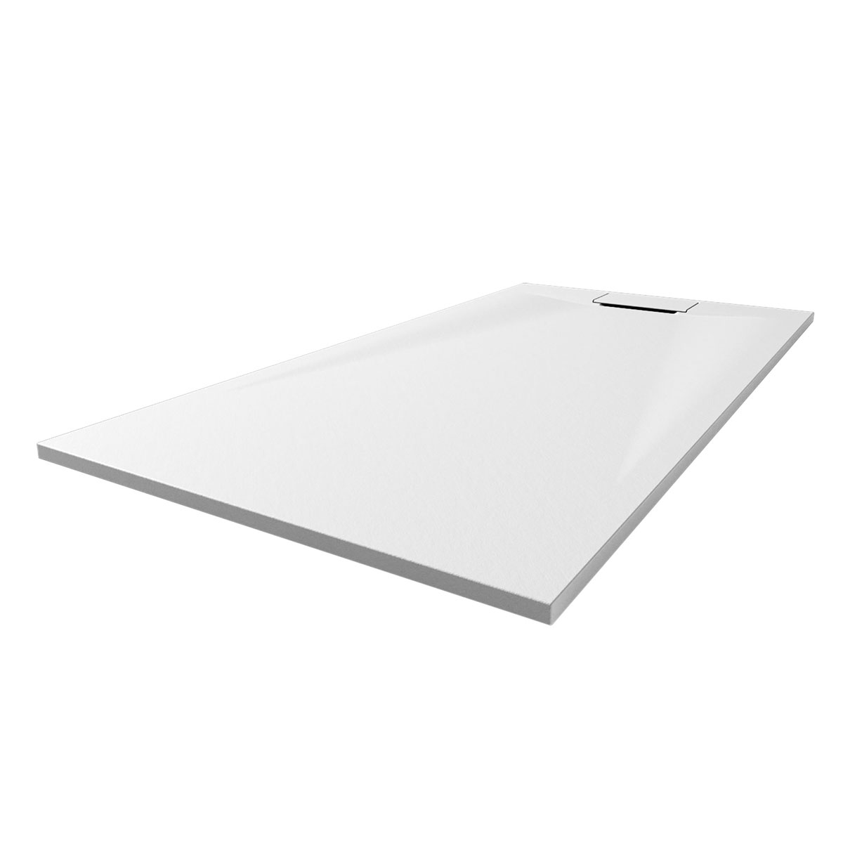 Breuer  QUICK72 Duschwanne Lite Line Steinoptik weiß 800x1600 mm