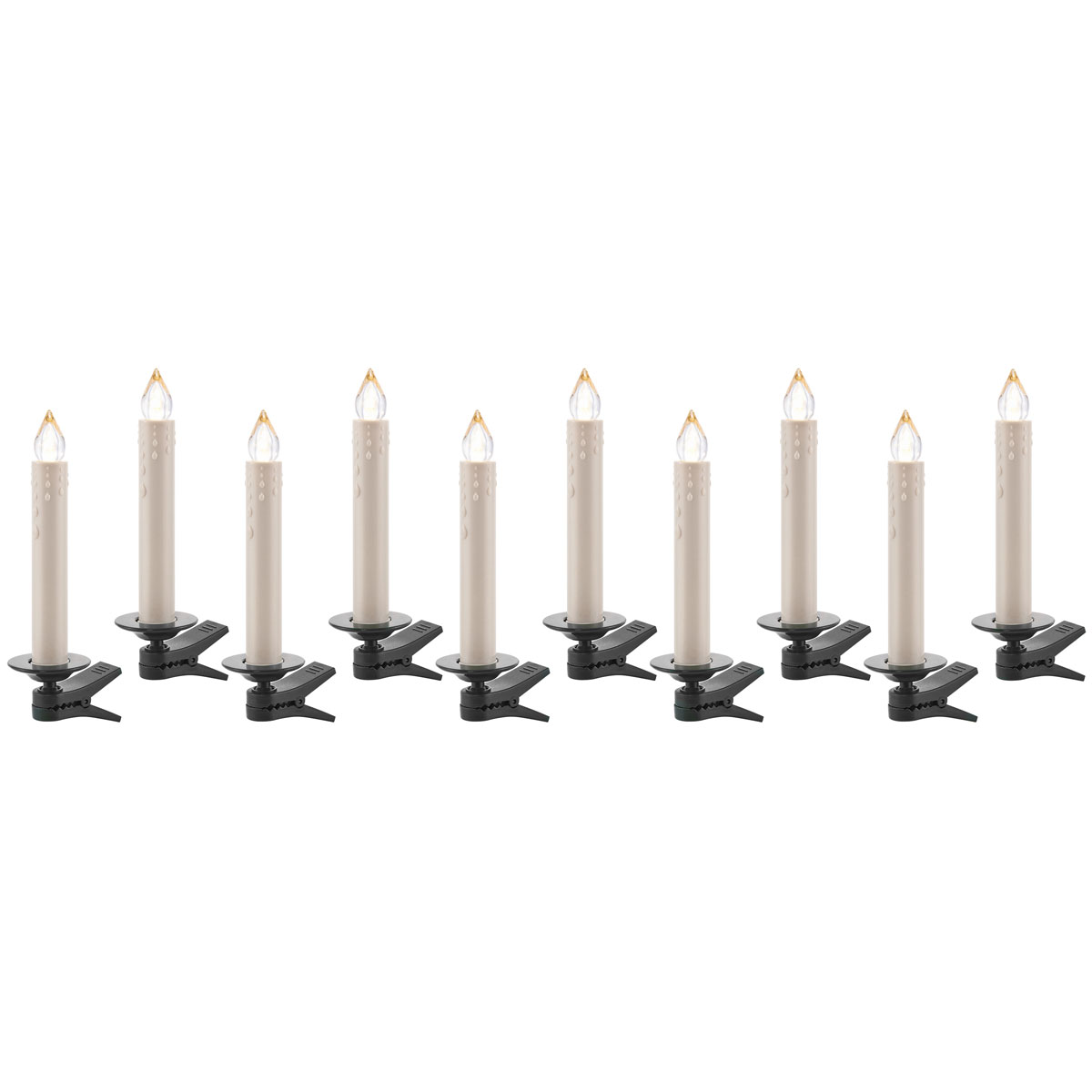 Ambientis Kabelloses LED-Kerzen-Set 10 teilig