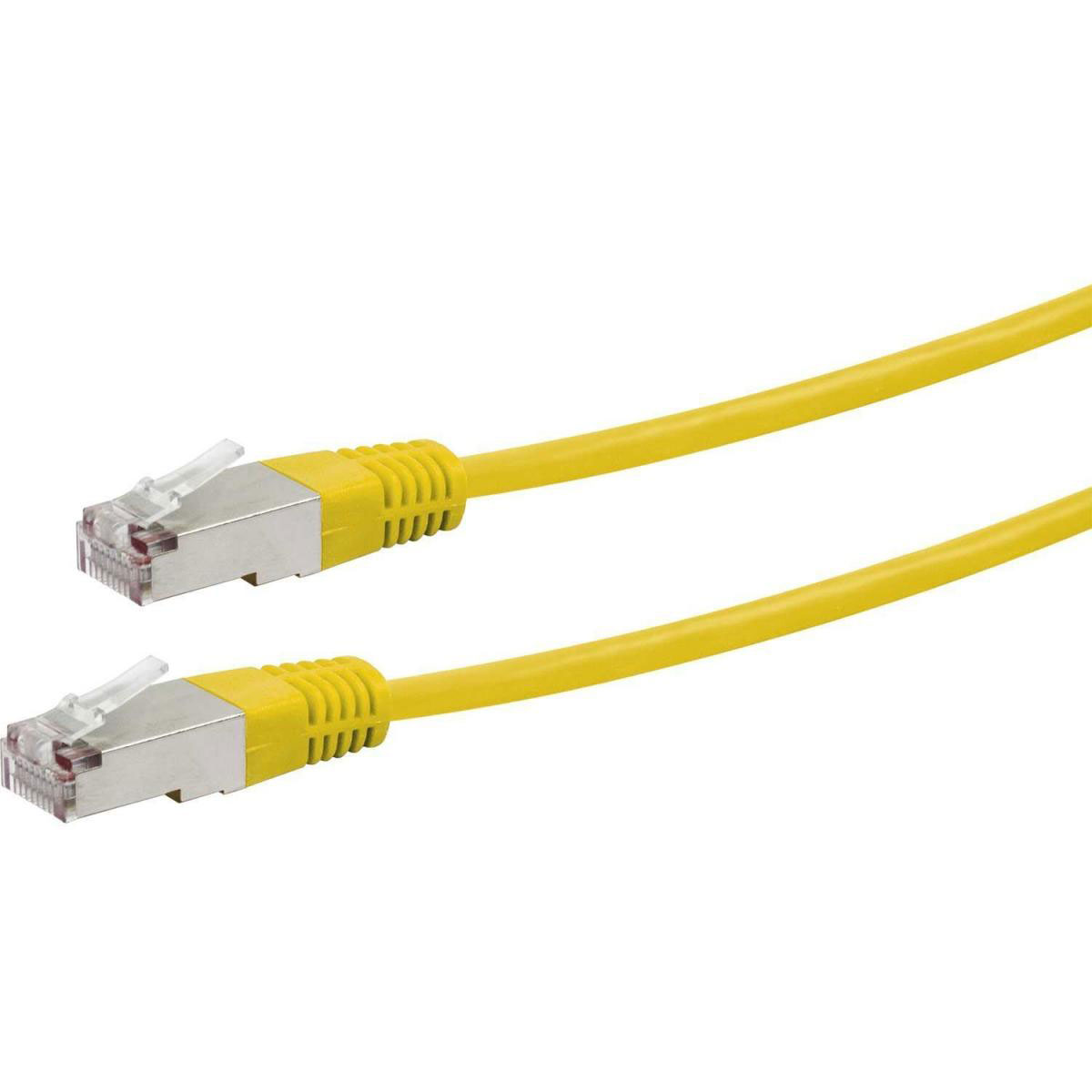 Schwaiger CAT5e-Netzwerkkabel gelb 5 m Bild 2