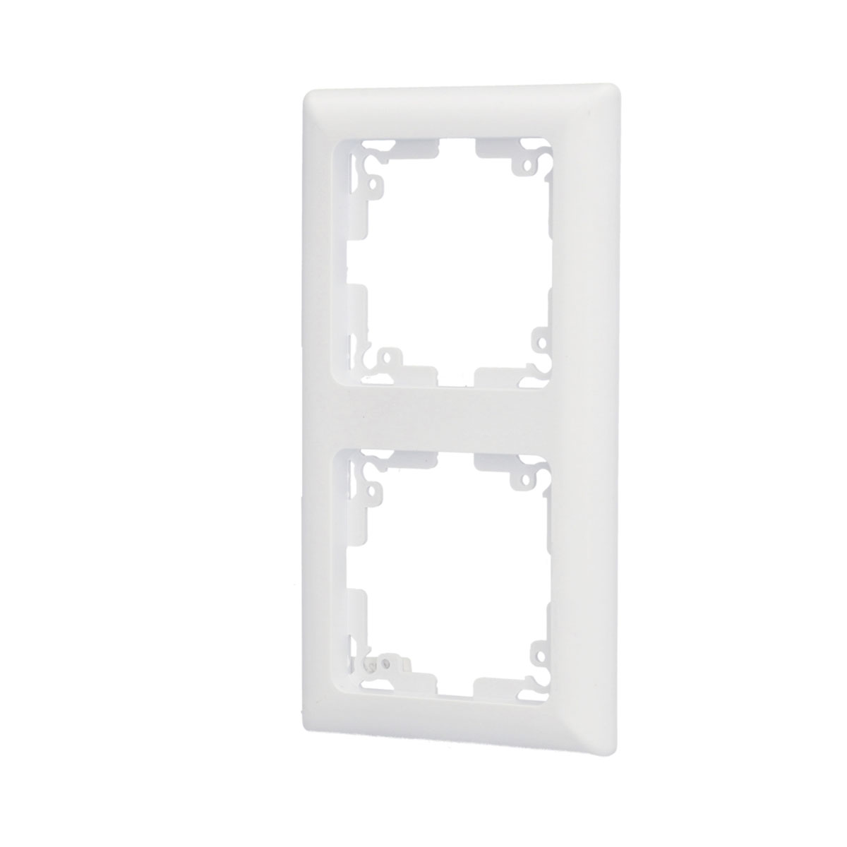 Flector Abdeckrahmen mattweiß 2-fach Bild 2