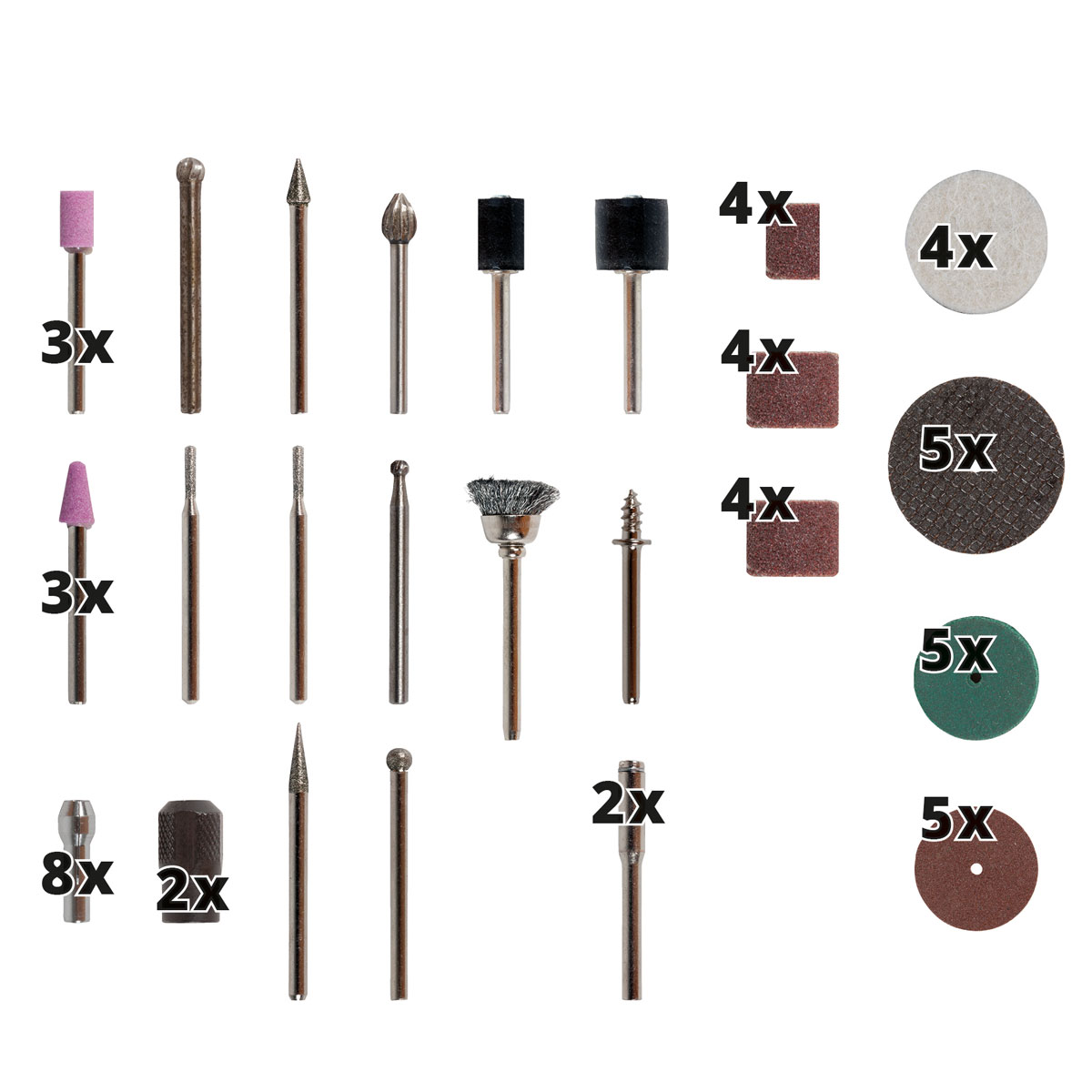 Einhell  Zubehör-Set für Schleif- und Gravurwerkzeuge Bild 1