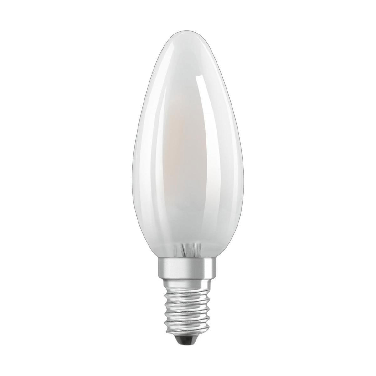 Osram 2x LED-Glühlampe Filament E14 4 Watt warmweiß matt Bild 1