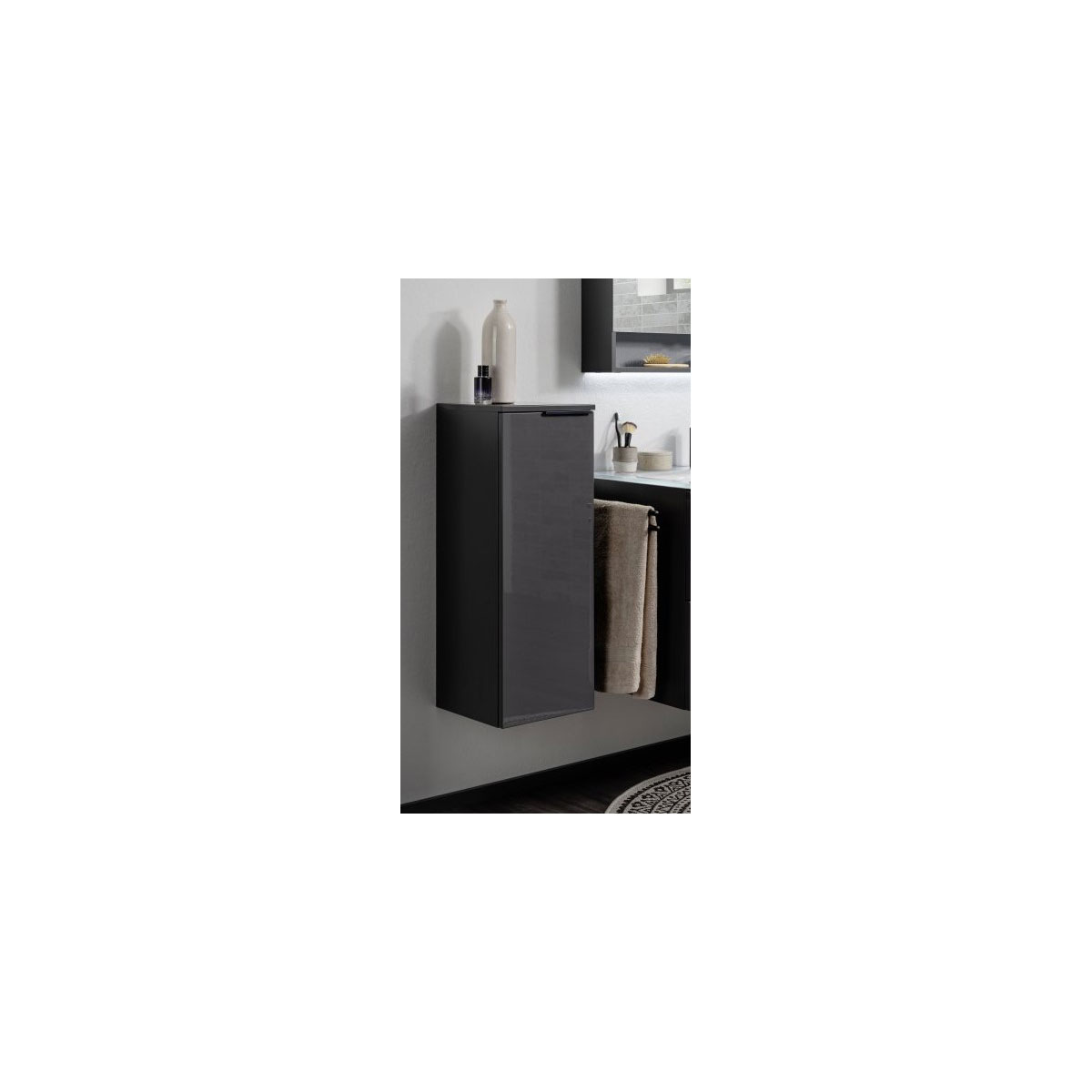 Fackelmann  Midischrank LUNA 302 x 826 x 320 mm anthrazit Bild 3