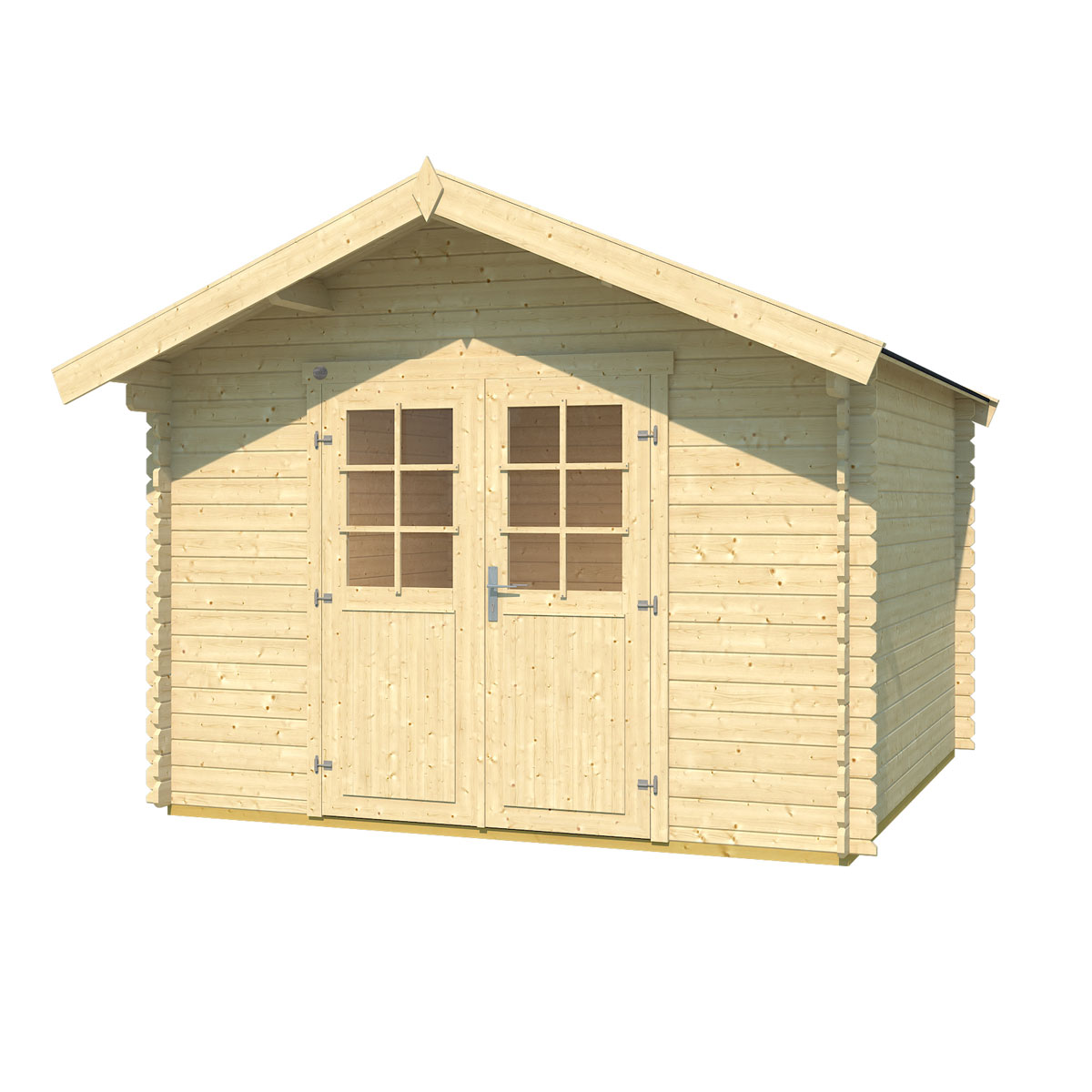 Weka Gartenhaus 209 Größe 3 28 mm 300 x 300 cm Bild 1