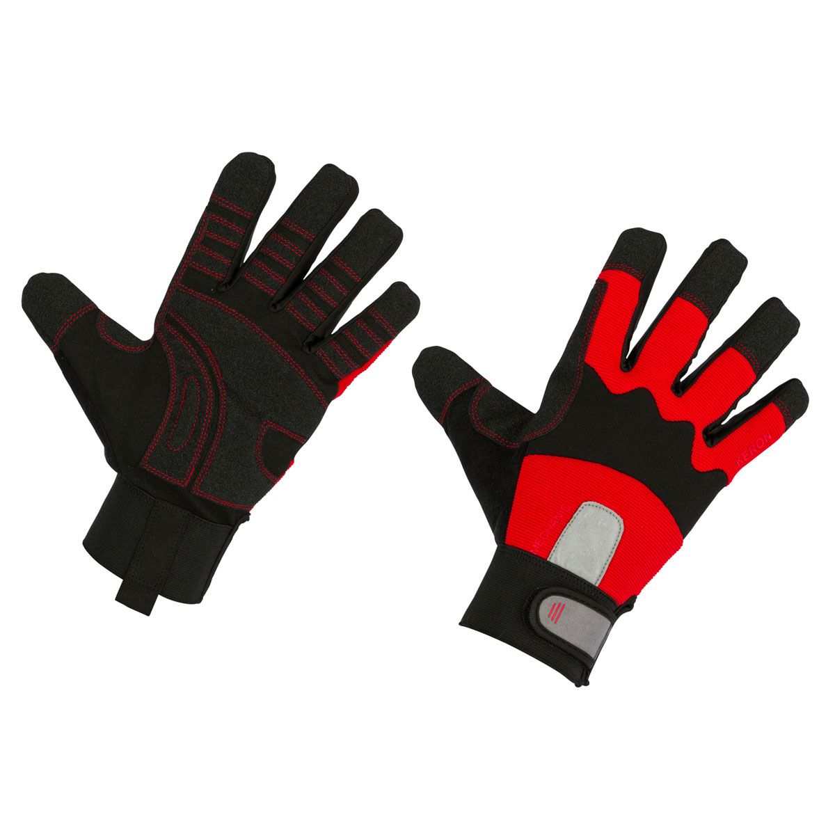 Keron Arbeitshandschuh Hermes Active schwarz-rot Größe 8/M