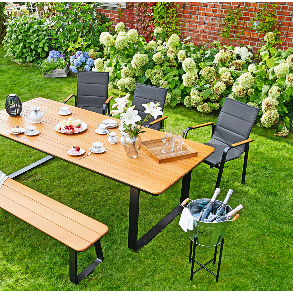 Haveson Stapelsessel Montenegro schwarz Bild 3