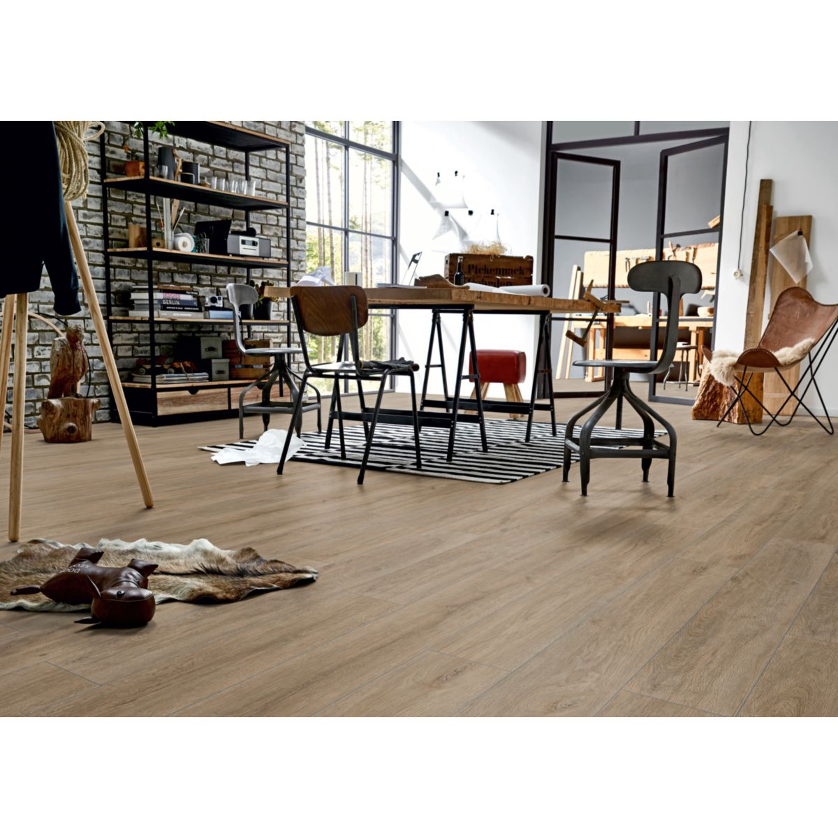 Laminatboden Ambiente Ruhrtaleiche Titan 138x19,3 cm Bild 2