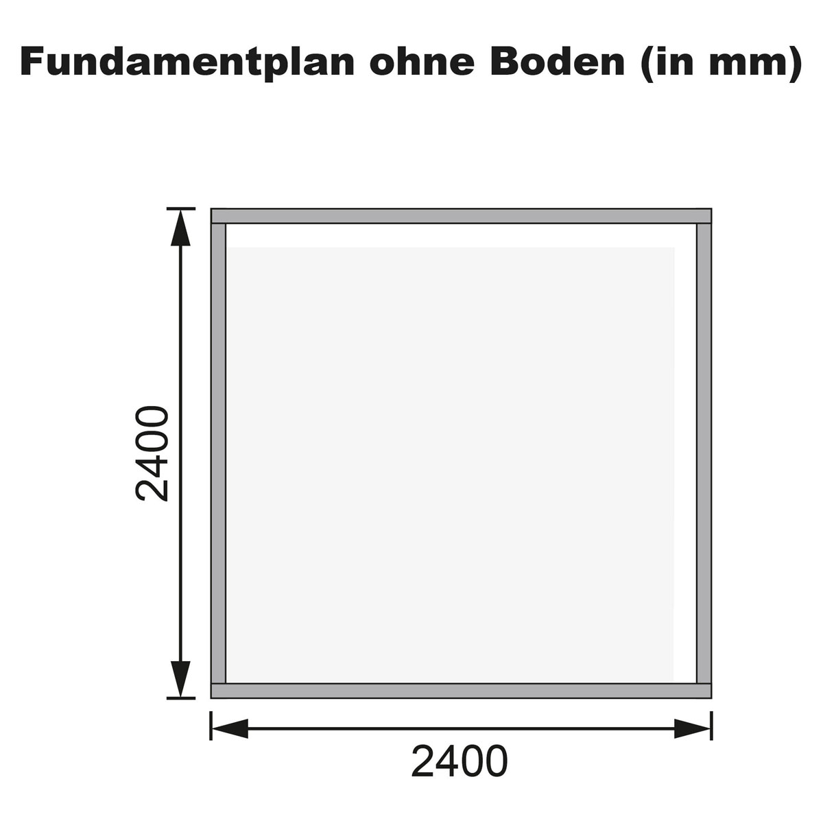 Karibu Gartenhaus Qubic naturbelassen Bild 5
