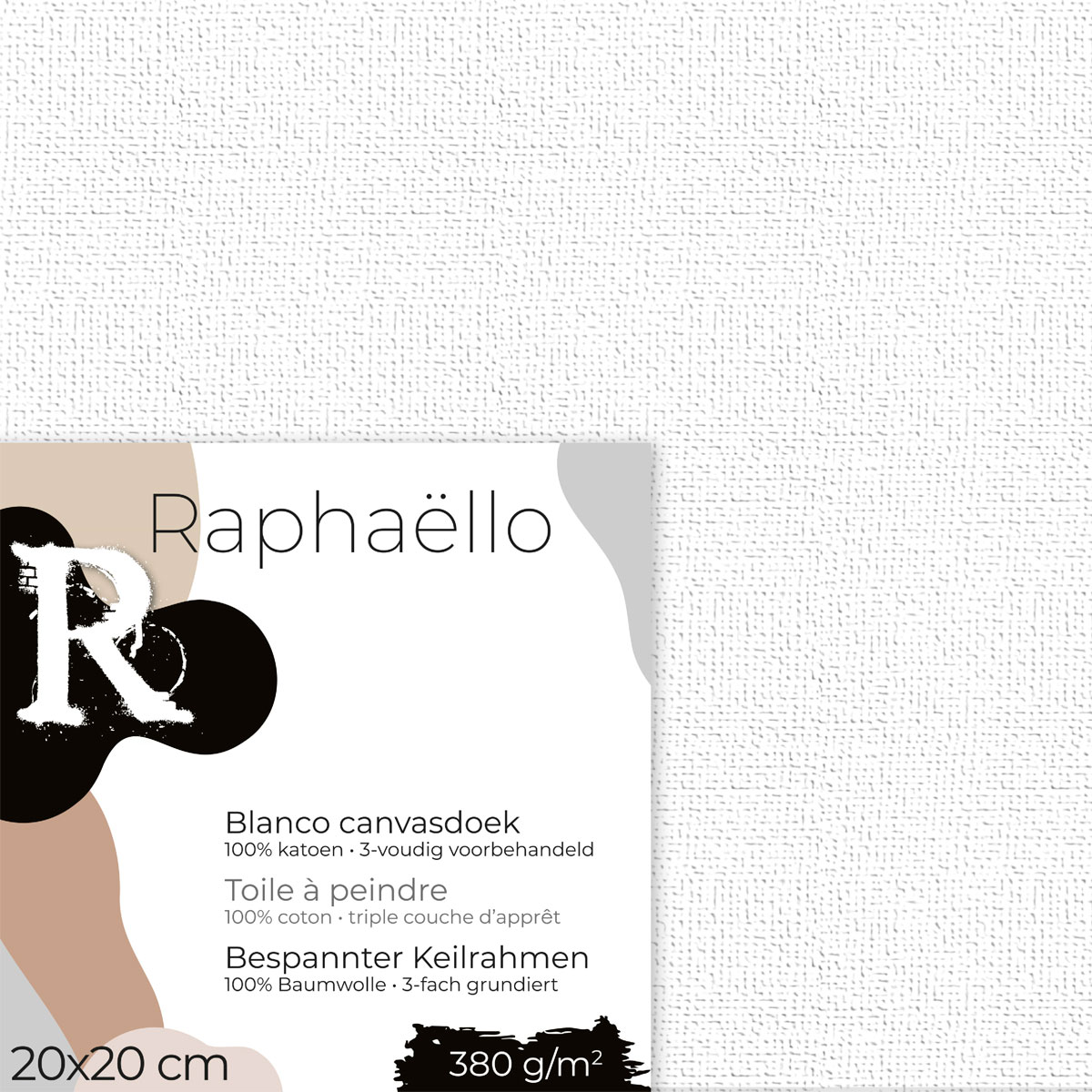 Leinwand Canvas 20x20 cm weiß Bild 1