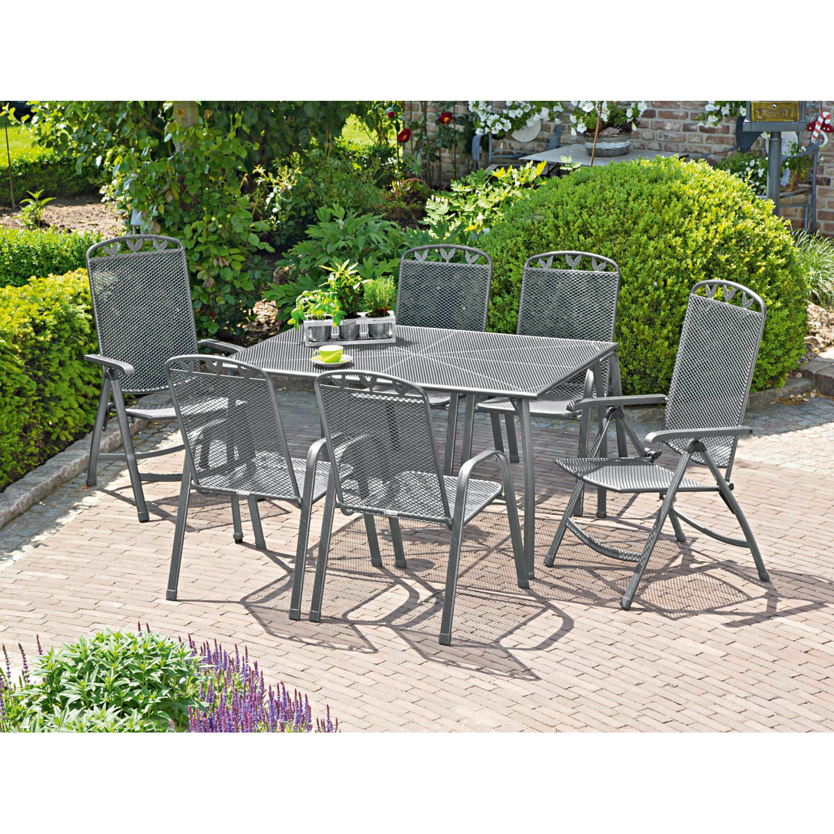 Greemotion Testrut Stapelsessel Toulouse eisengrau Bild 3