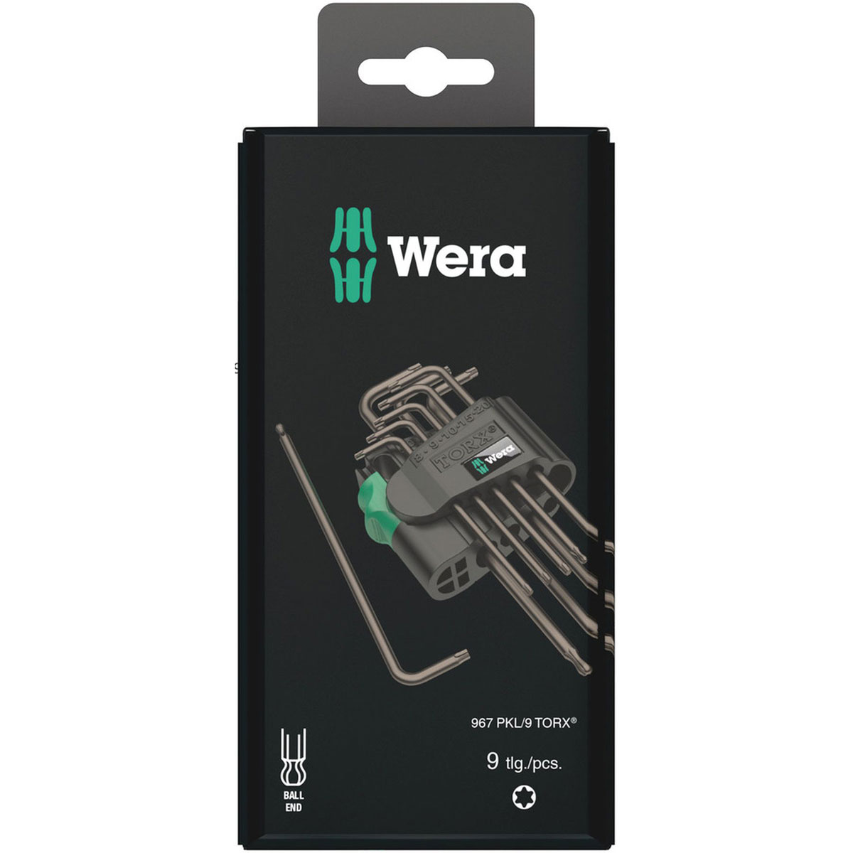 Wera Winkelschlüssel-Satz Torx 8 bis 40
