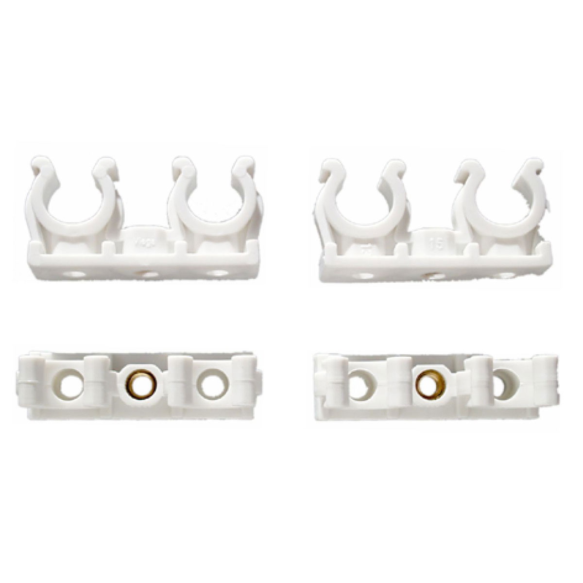 Cornat Rohr-Clips doppelt 15 mm Cornat Rohr-Clips doppelt 15 mm