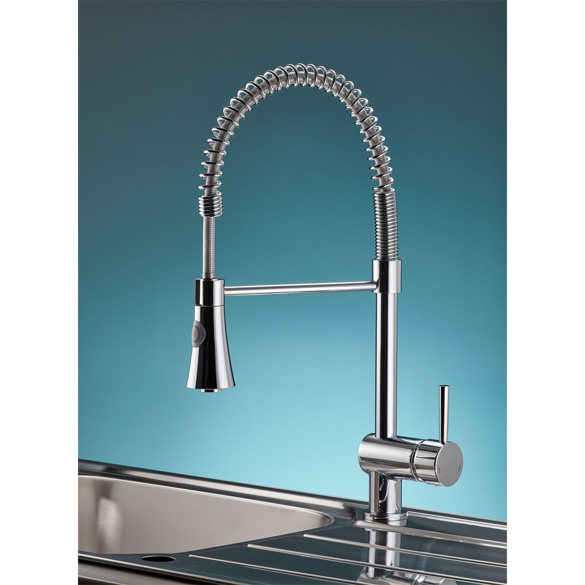 Pyramis Spültischarmatur „Cresento Basic“ verchromt schwenkbar Bild 2