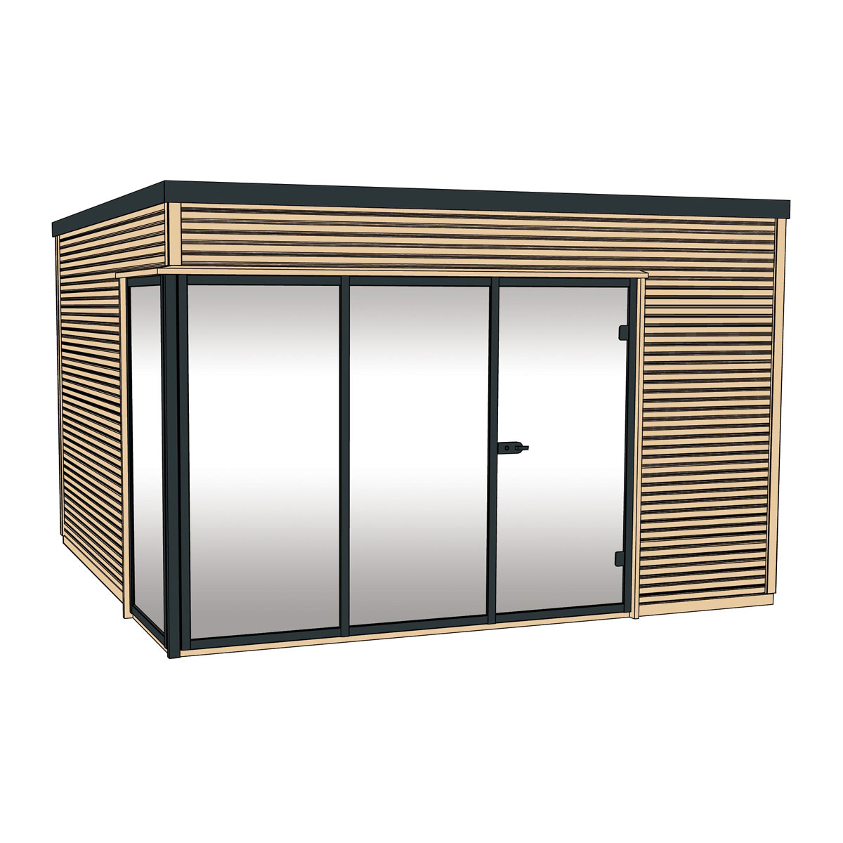 Weka  Massivholz-Sauna Valida Größe 4 Sparset 9,0 kW K inkl integrierter Steuerung Bild 6